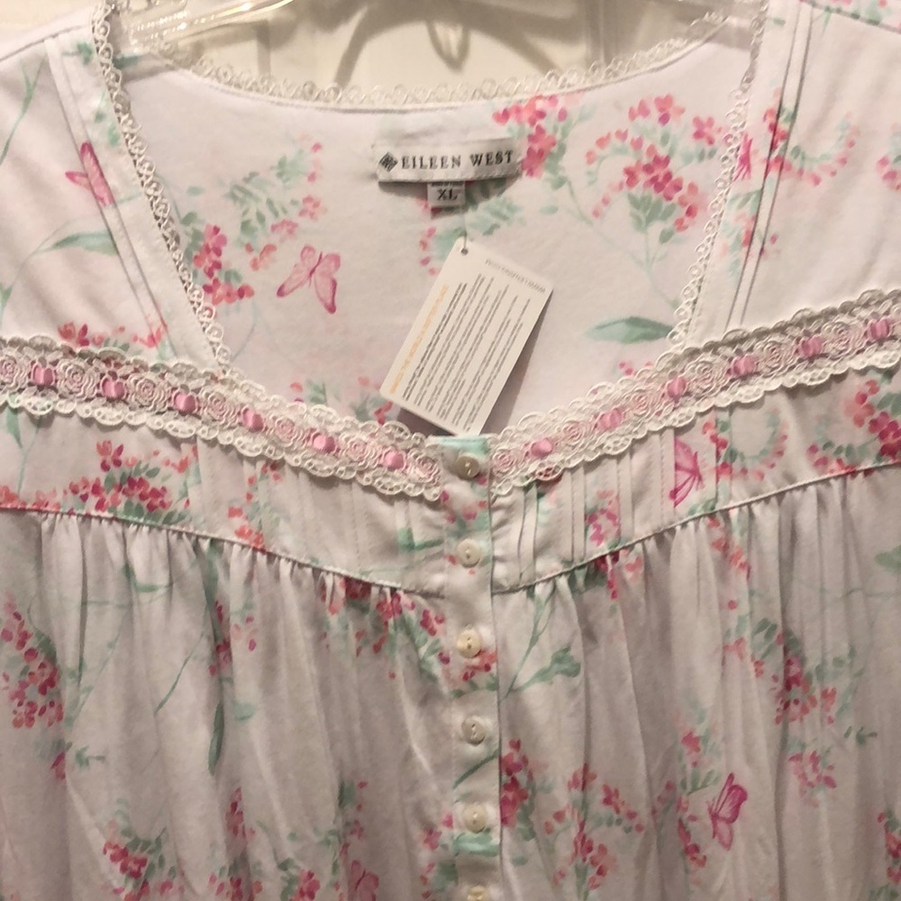 EILEEN WEST NIGHTGOWN Calf Length NWT sz M, L, XL